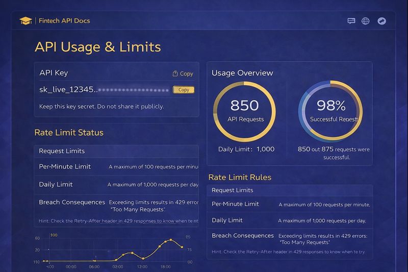 FinanceFlow API Platform Screenshot