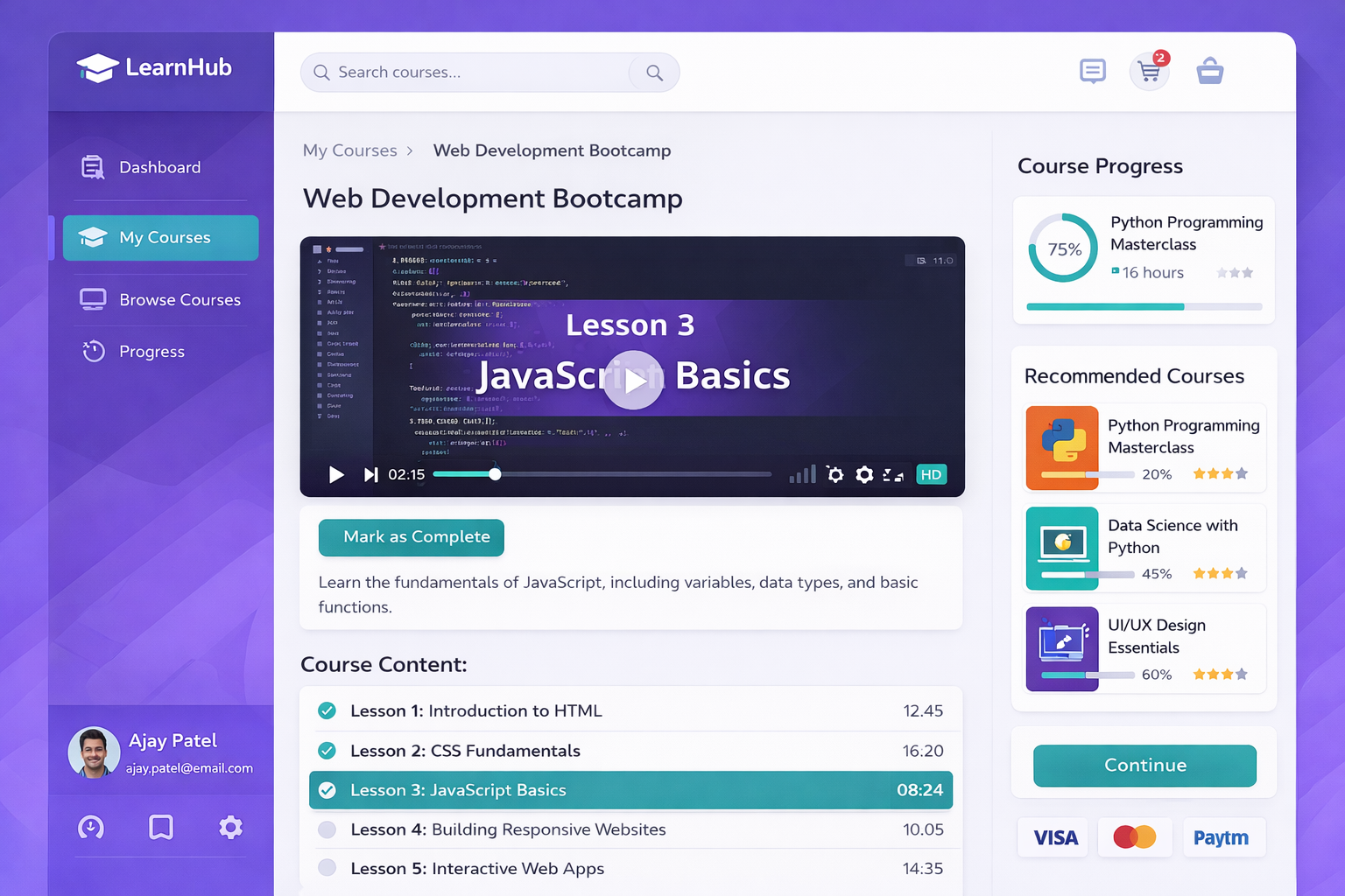 Learning Management System